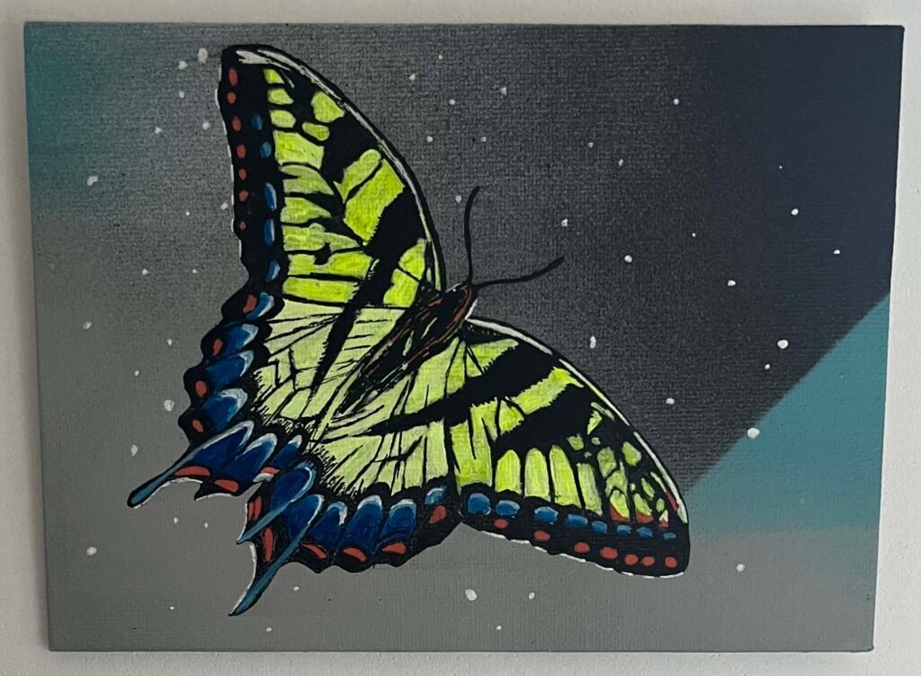 peinture papillon